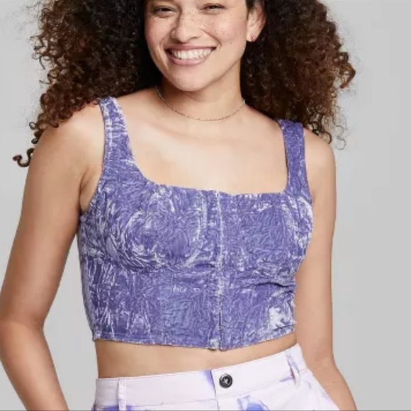 wild fable Tops - NEW Wild Fable velour crop tank top
